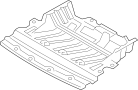 Image of Radiator Support Splash Shield image for your 2008 INFINITI EX35   