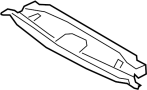 Image of Radiator Support Baffle image for your 1995 INFINITI