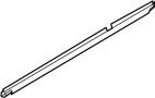Image of Door Window Belt Weatherstrip (Right, Rear) image for your 2013 INFINITI G37X   