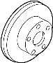 View Disc Brake Rotor (Front) Full-Sized Product Image 1 of 4