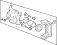 View Caliper, with O Pads OR SHIMS. Service File C.  (Left, Front) Full-Sized Product Image 1 of 2