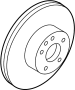 View Rotor Disc Brake, Axle.  (Rear) Full-Sized Product Image 1 of 2