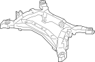 View Suspension Subframe Crossmember (Rear) Full-Sized Product Image