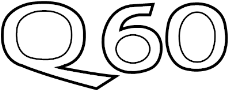 Image of Deck Lid Emblem image for your 2011 INFINITI Q60   