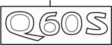 Image of Deck Lid Emblem image for your 2022 INFINITI Q60   