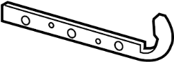 Image of Bumper Cover Bracket (Right, Rear) image for your INFINITI