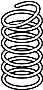 Image of Coil Spring (Front). Coil Spring. image for your INFINITI