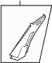 Image of Door Pillar Post Trim Set (Right, Upper) image for your 2007 INFINITI M35   