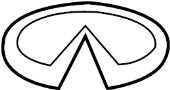 Image of Deck Lid Emblem image for your 2017 INFINITI Q60   