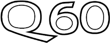 Image of Deck Lid Emblem image for your 2013 INFINITI QX50   