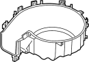 Image of HVAC Blower Motor Housing (Lower) image for your INFINITI QX70  