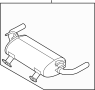View Exhaust Muffler Full-Sized Product Image 1 of 2