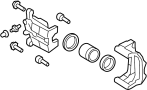 View Caliper, with O Pads OR SHIMS. REMANUFACTURED Caliper R.  (Right, Rear) Full-Sized Product Image 1 of 10