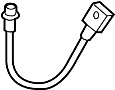 Image of Brake Hydraulic Hose (Left, Rear). A flexible hose. image for your 2013 INFINITI M56   