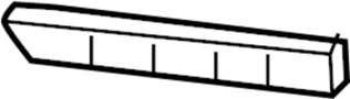 Image of Bumper Cover Bracket (Right, Rear) image for your 1995 INFINITI