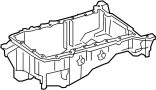 Image of Engine Oil Pan. A pan, which is attached. image for your INFINITI