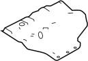 View Floor Pan Heat Shield (Front) Full-Sized Product Image 1 of 2