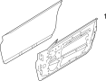 Image of Door Outer Panel (Right, Front). Door Outer Panel. image for your 2009 INFINITI G37X   
