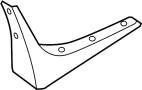 Image of GUARDABARROS TRASERO DCH image for your 2017 INFINITI Q60 COUPE PREMIUM UPPER  