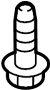 View Fuel Tank Strap Bolt Full-Sized Product Image 1 of 3