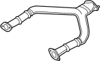 Image of Tube Exhaust. (Front) image for your INFINITI FX35 3.5L V6 AT 4WD 
