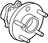View Wheel Bearing and Hub (Front) Full-Sized Product Image