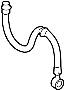 Image of Brake Hydraulic Hose (Front). A flexible hose. image for your 2004 INFINITI FX45   