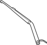 Image of Windshield Wiper Arm. Windshield Wiper Arm. image for your 2007 INFINITI FX35   