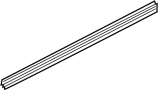 Image of Door Molding (Left, Front) image for your 1990 INFINITI M30   