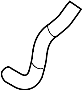 Image of MANGUERA RADIADOR INF image for your 2015 INFINITI QX70 PREMIUM 3.7L V6 AT 2WD 