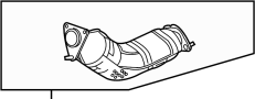 Image of Catalytic Converter image for your 2009 INFINITI EX35  WAGON BASE 