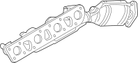 Image of Catalytic Converter with Integrated Exhaust Manifold. A catalytic converter. image for your 2010 INFINITI G37X   