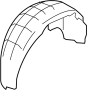 Image of Quarter Panel Splash Shield (Left, Rear) image for your 2005 INFINITI FX35   