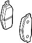 Image of Pad Kit Disc Brake. (Rear) image for your 2014 INFINITI M37   