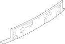 Image of Rear Body Panel (Rear, Upper). Rear Body Panel. image for your 1995 INFINITI