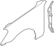 Image of Fender (Right, Front). A metal, plastic or. image for your 2006 INFINITI M35   