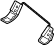 Image of Folding Seat Lock Striker (Rear). Folding Seat Lock. image for your 2019 INFINITI M56  PREMIUM TOURING TECH LWB 