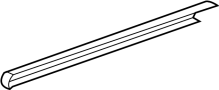 Image of Door Belt Molding (Right, Front) image for your 2012 INFINITI M37  PREMIUM 