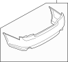 Image of Bumper Cover (Rear) image for your 1996 INFINITI