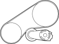 View Accessory Drive Belt (Lower) Full-Sized Product Image