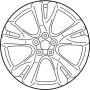 Image of Wheel Aluminum. Wheel Road AL. image for your INFINITI