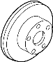 View Disc Brake Rotor (Front) Full-Sized Product Image