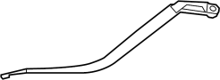 Image of BRAZO LIMPIAPARABRISAS NO. 1. Windshield Wiper Arm. image for your 2013 INFINITI Q70  3.7L V6 AT 2WDSTD 