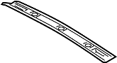 Image of CARRIL TECHO TRASERO / RIEL TOLDO image for your 2017 INFINITI QX50   