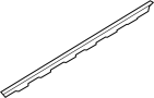 Image of Door Window Belt Weatherstrip (Right, Front) image for your 2012 INFINITI M37  PREMIUM 