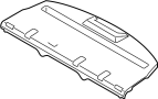 Image of Package Tray Trim (Rear) image for your 2014 INFINITI M37   