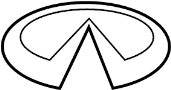 Image of Deck Lid Emblem image for your 2014 INFINITI Q70  SPORT TECHNOLOGY 