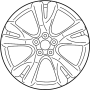 View Wheel Aluminum. Wheel Road AL.  Full-Sized Product Image 1 of 2