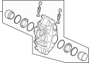 View Disc Brake Caliper (Right, Rear) Full-Sized Product Image