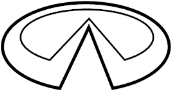 Image of Deck Lid Emblem image for your 2010 INFINITI Q70   